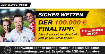 Interwetten 100.000€ EM FinalTipp